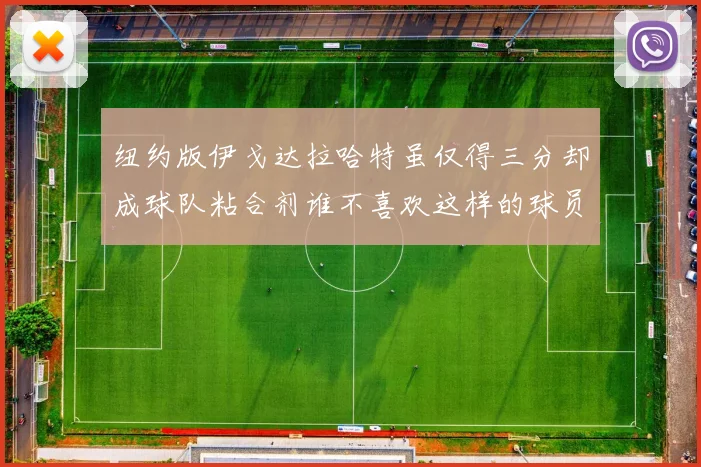 纽约版伊戈达拉哈特虽仅得三分却成球队粘合剂谁不喜欢这样的球员